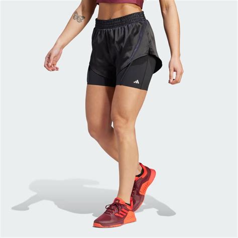 adidas 2-in-1 shorts damen|2 in 1 athletic shorts.